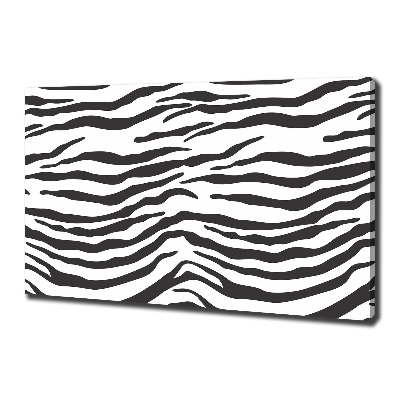 Foto op canvas Zebra-achtergrond