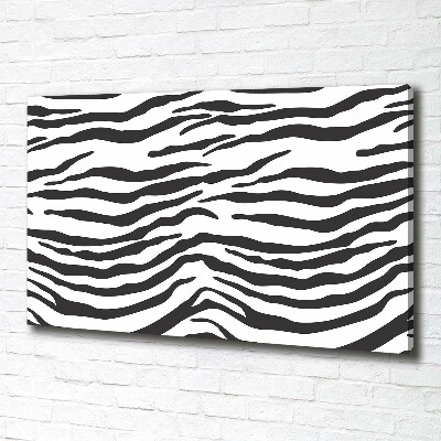 Foto op canvas Zebra-achtergrond