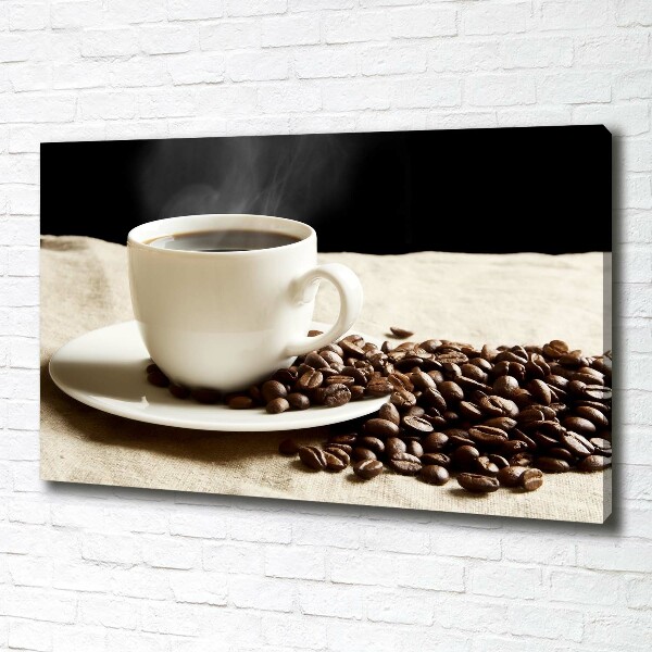 Canvas schilderij Aromatische koffie