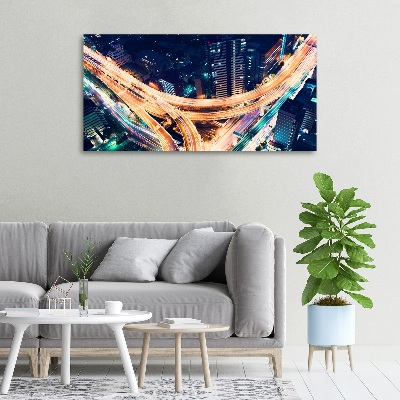 Foto canvas Snelweg van Tokio