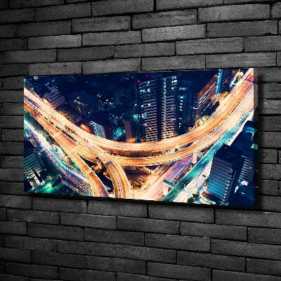 Foto canvas Snelweg van Tokio