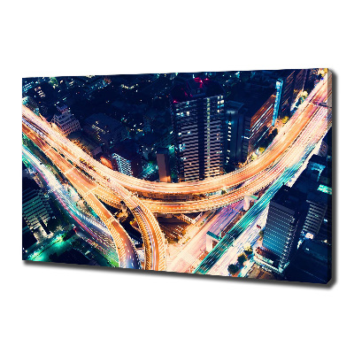 Foto canvas Snelweg van Tokio