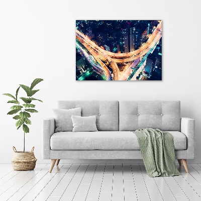 Foto canvas Snelweg van Tokio