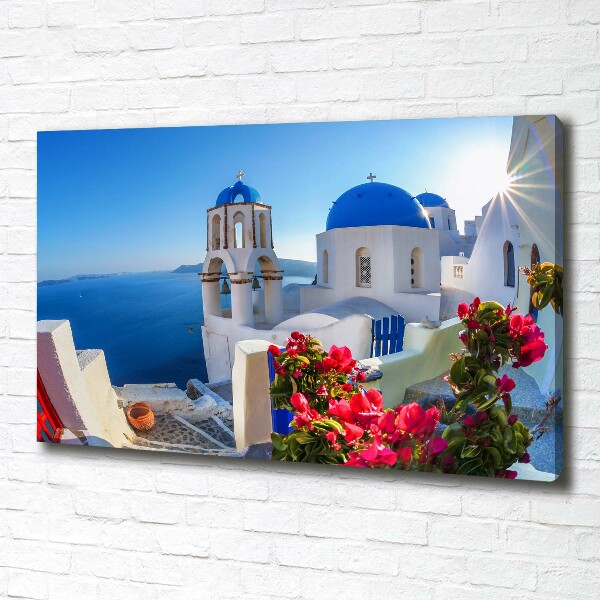 Foto op canvas Santorini, Griekenland