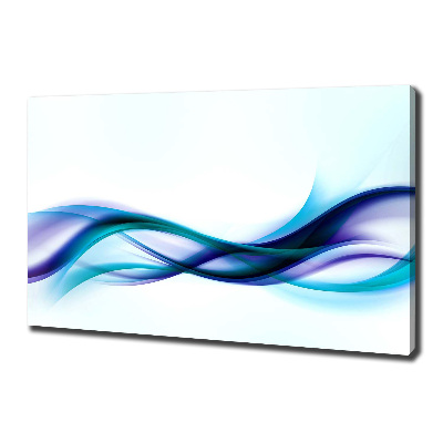 Foto op canvas Abstracte golven