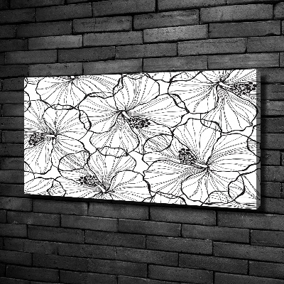 Foto canvas Hawaiiaanse bloemen