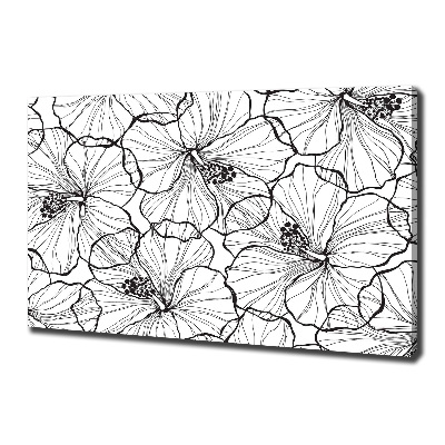 Foto canvas Hawaiiaanse bloemen