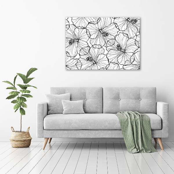 Foto canvas Hawaiiaanse bloemen