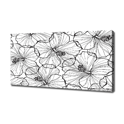 Foto canvas Hawaiiaanse bloemen