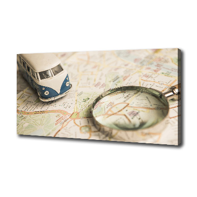 Canvas schilderij Symboliek van reizen