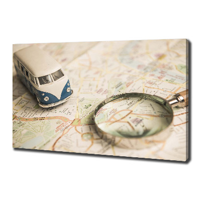Canvas schilderij Symboliek van reizen