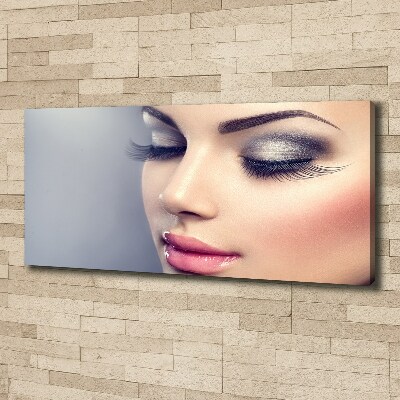 Foto op canvas Perfecte make-up