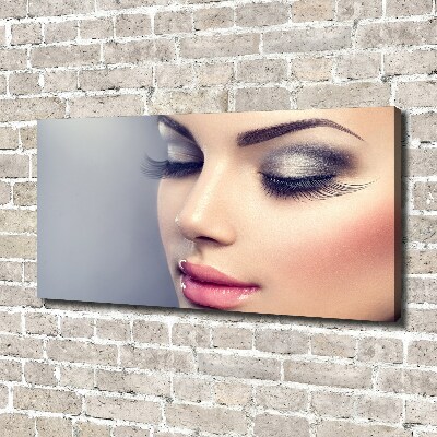 Foto op canvas Perfecte make-up