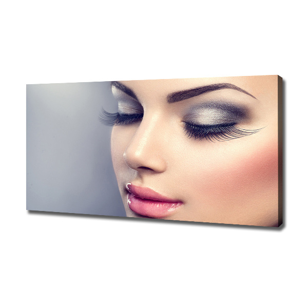 Foto op canvas Perfecte make-up