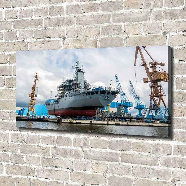 Foto op canvas Scheepswerf