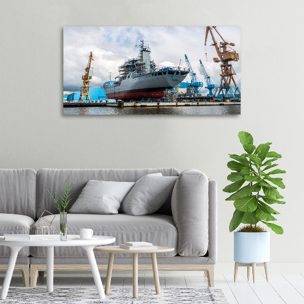 Foto op canvas Scheepswerf