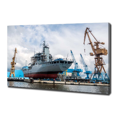 Foto op canvas Scheepswerf