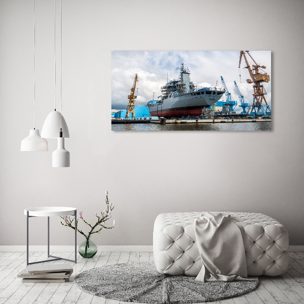 Foto op canvas Scheepswerf