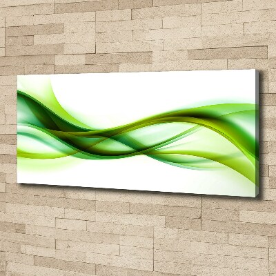 Foto op canvas Abstracte golven