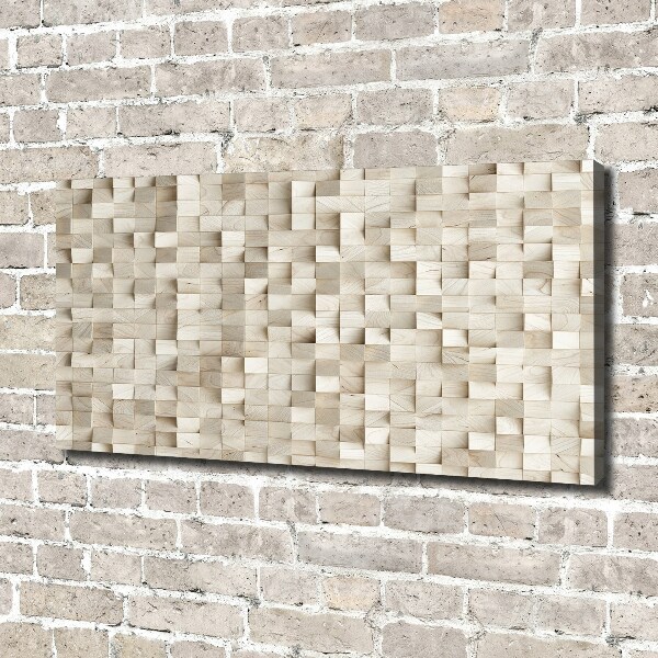 Foto obraz na płótnie Drewniane kostki