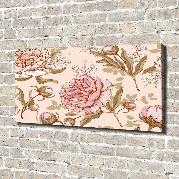 Foto obraz canvas Piwonie