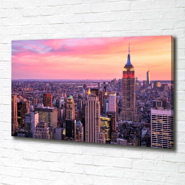 Canvas foto New York West
