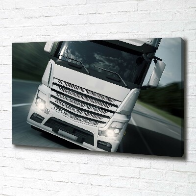 Canvas schilderij Vrachtwagen