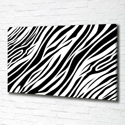 Canvas schilderij Zebra-achtergrond