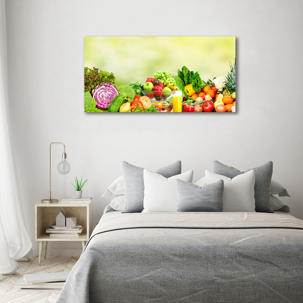 Schilderij op canvas Groenten en fruit