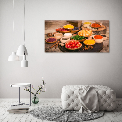 Foto canvas Specerijen en kruiden