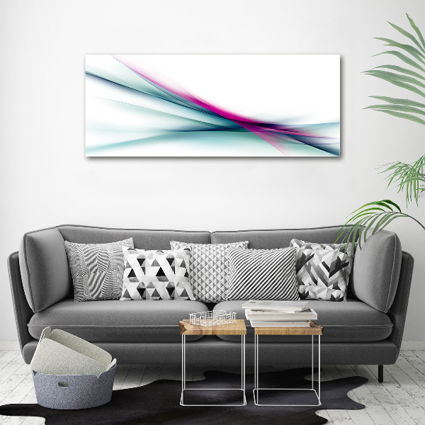 Foto op canvas Abstracte golven