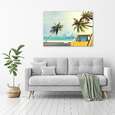 Schilderij op canvas Van strand