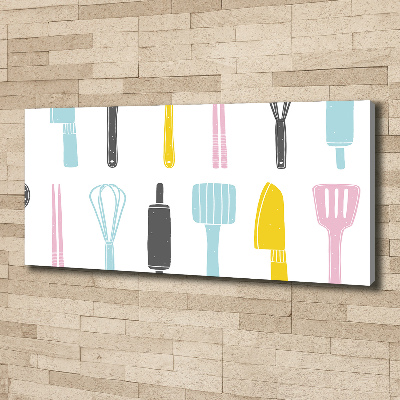 Schilderij op canvas Keukengerei