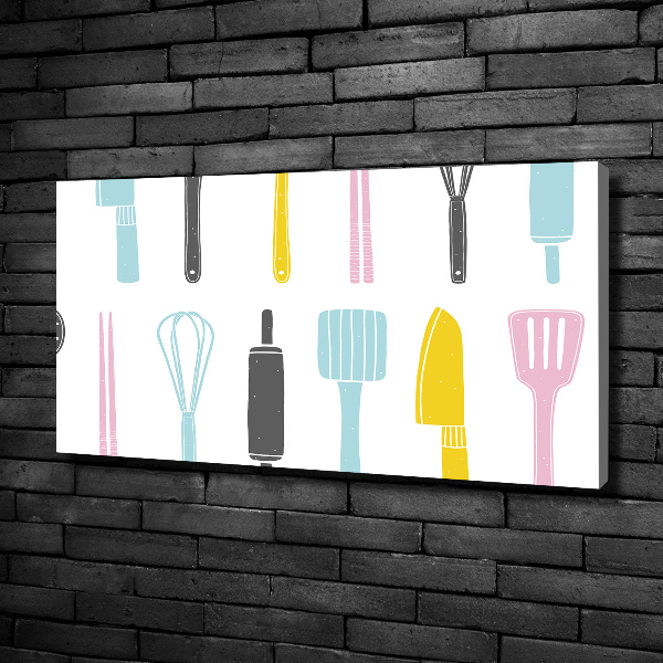 Schilderij op canvas Keukengerei