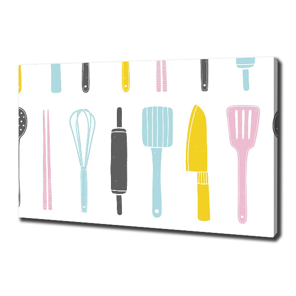 Schilderij op canvas Keukengerei