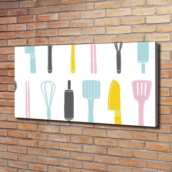 Schilderij op canvas Keukengerei