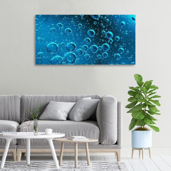 Foto op canvas Bellen onder water