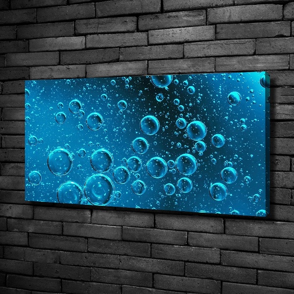 Foto obraz na płótnie Bąble pod wodą