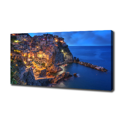 Canvas schilderij Manarola Italië