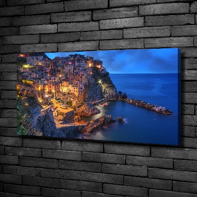 Canvas schilderij Manarola Italië