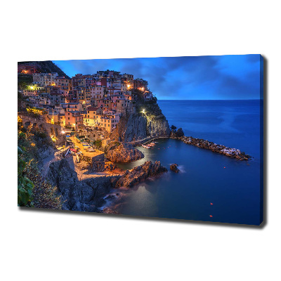 Canvas schilderij Manarola Italië