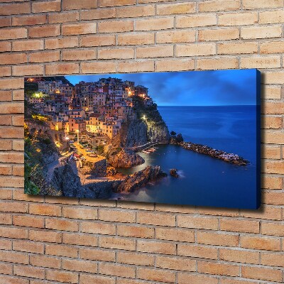 Canvas schilderij Manarola Italië