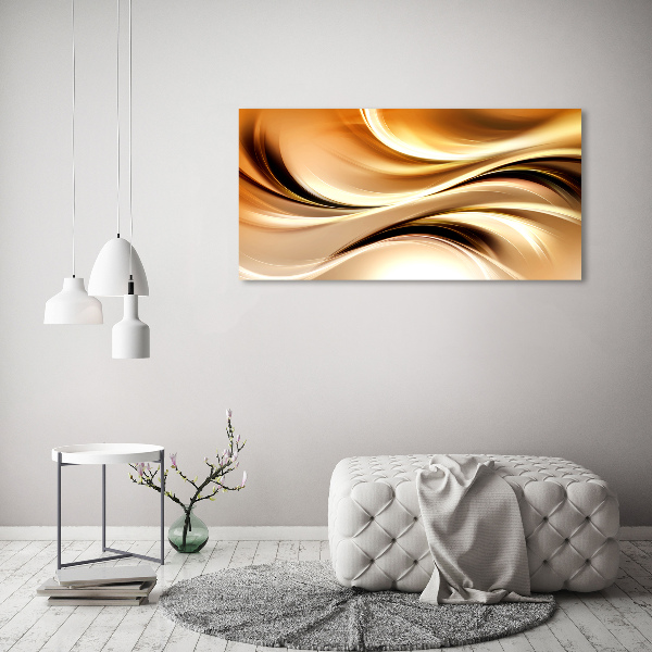 Foto op canvas Abstracte golven