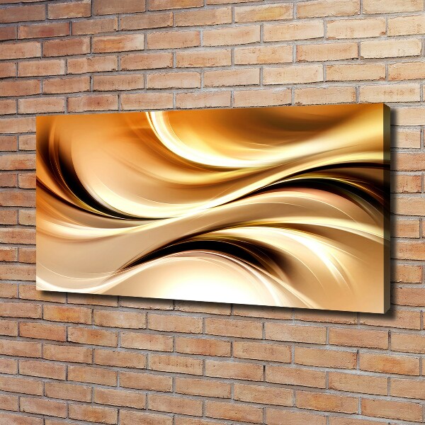 Foto op canvas Abstracte golven
