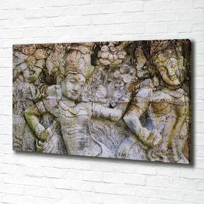 Schilderij op canvas Stenen sculptuur