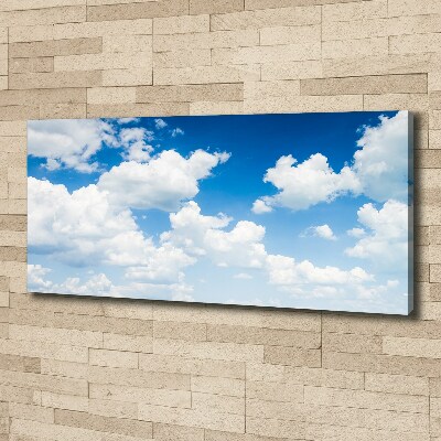 Schilderij op canvas Wolken aan de hemel