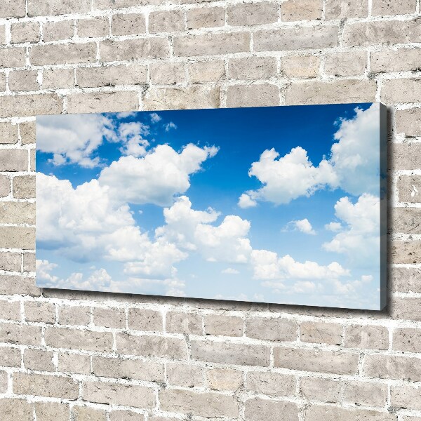 Schilderij op canvas Wolken aan de hemel