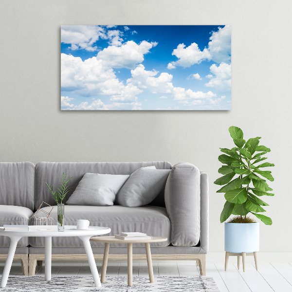Schilderij op canvas Wolken aan de hemel