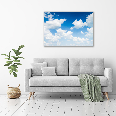 Schilderij op canvas Wolken aan de hemel