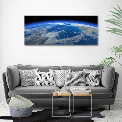 Foto canvas Planeet Aarde